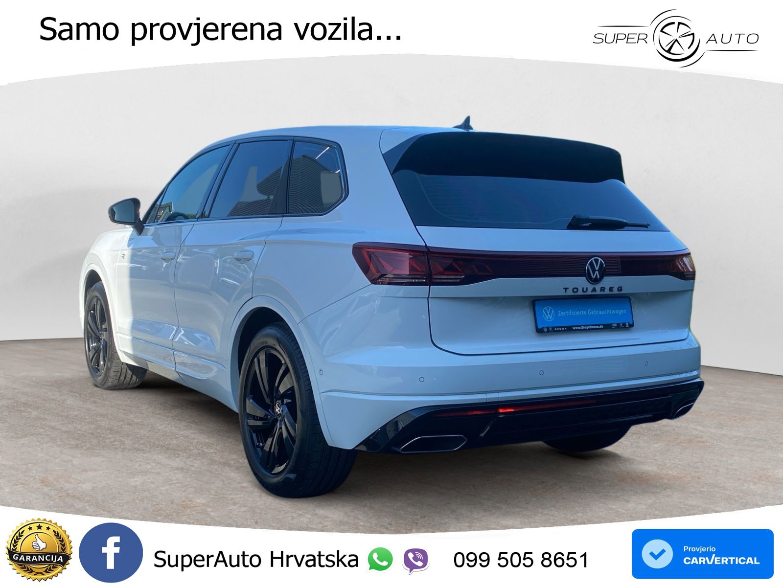 Volkswagen Touareg 3.0 V6 TDI (286 KS) 4MOTION Tiptronic ZRAČNI+ACC+4xGR SJED+KAM