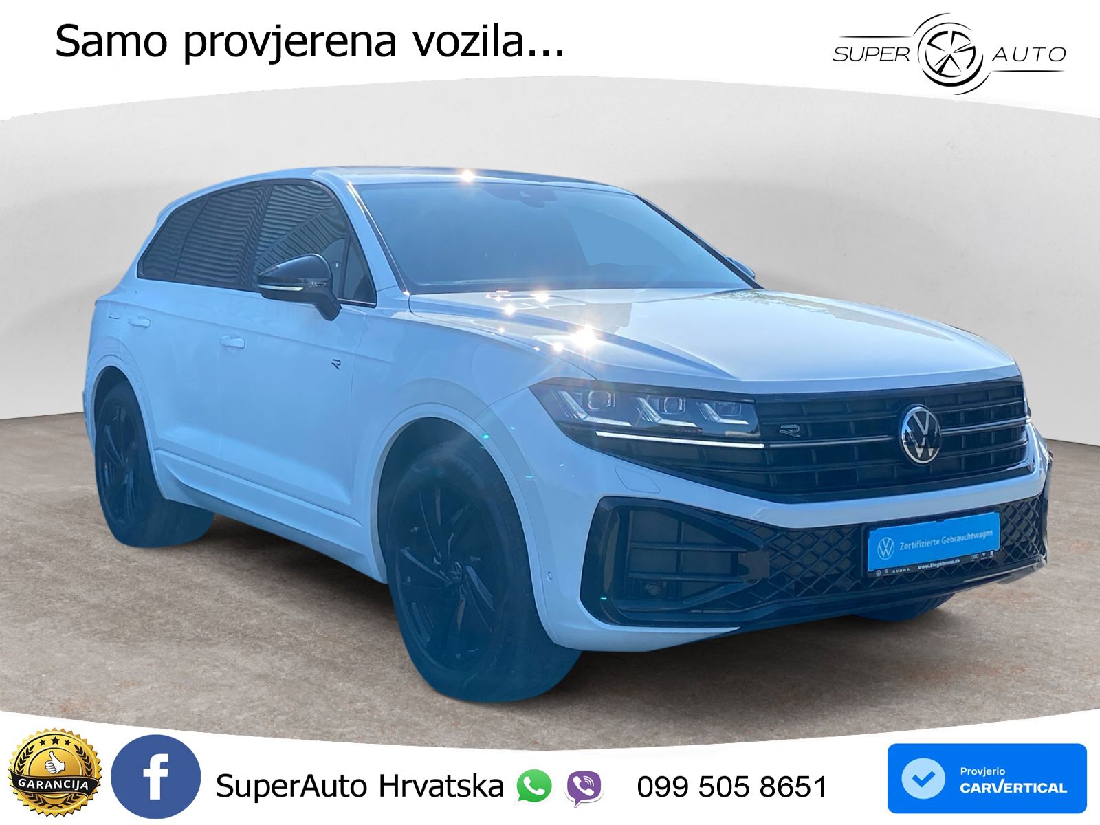 Volkswagen Touareg 3.0 V6 TDI (286 KS) 4MOTION Tiptronic ZRAČNI+ACC+4xGR SJED+KAM