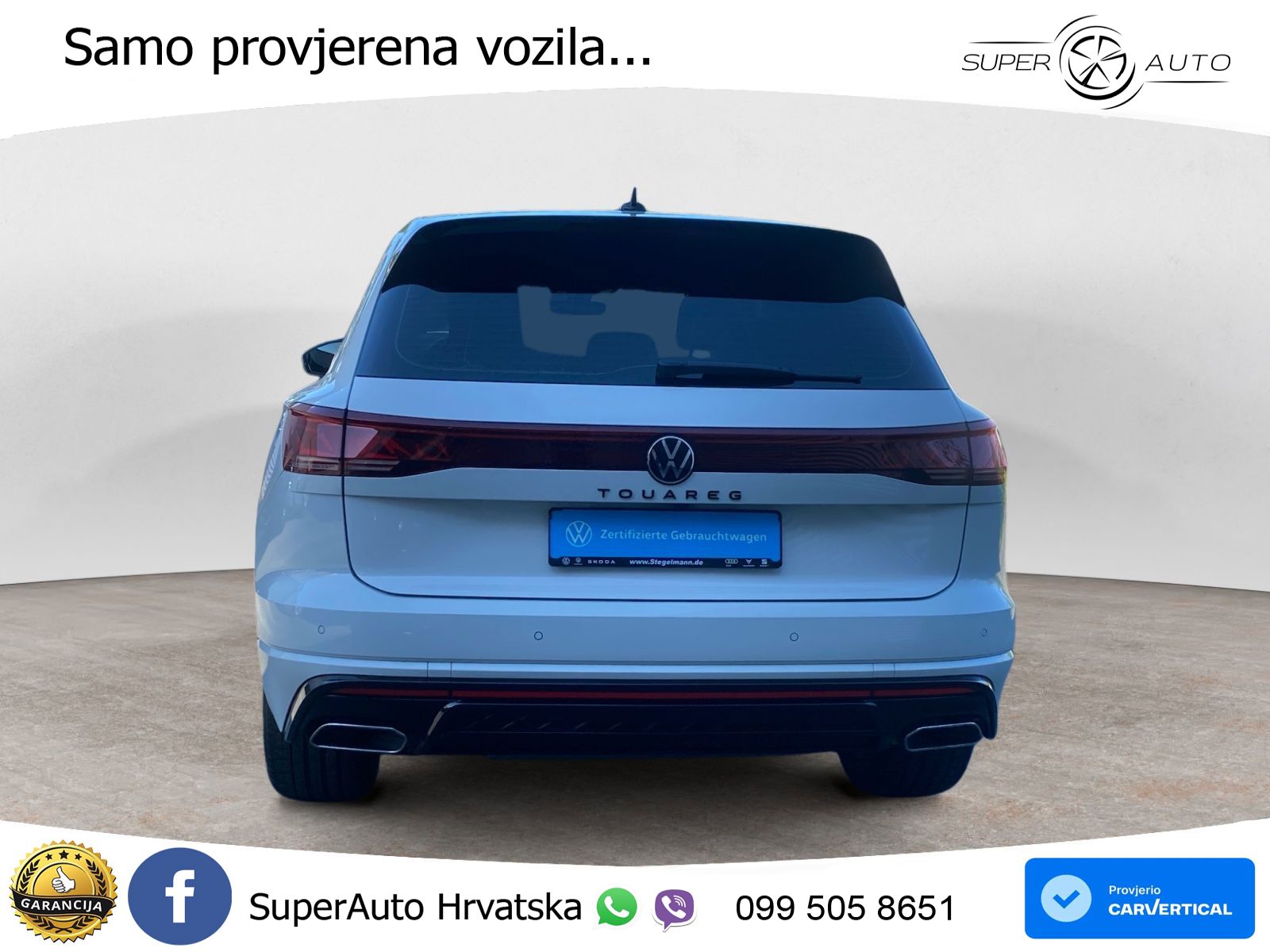Volkswagen Touareg 3.0 V6 TDI (286 KS) 4MOTION Tiptronic ZRAČNI+ACC+4xGR SJED+KAM