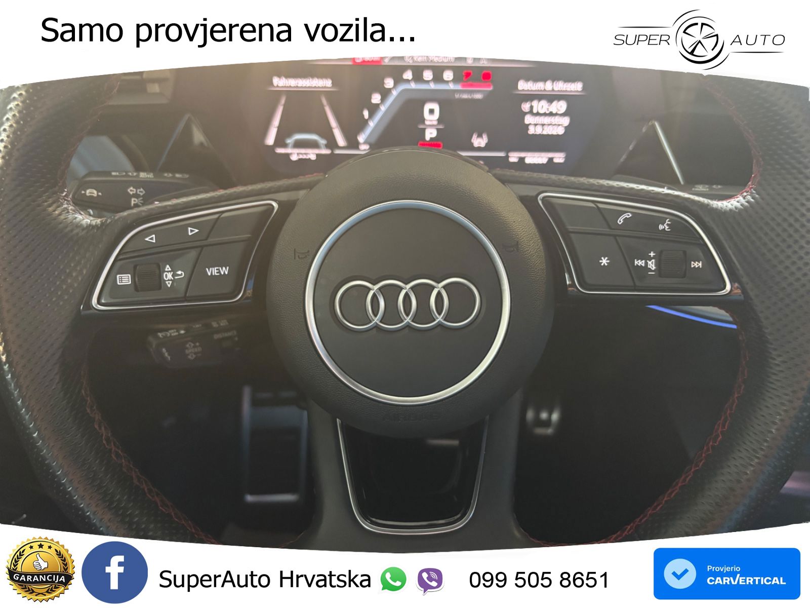 Audi S3 Limuzina 2.0 TFSI (310 KS) quattro S tronic LED+GR SJED+ACC
