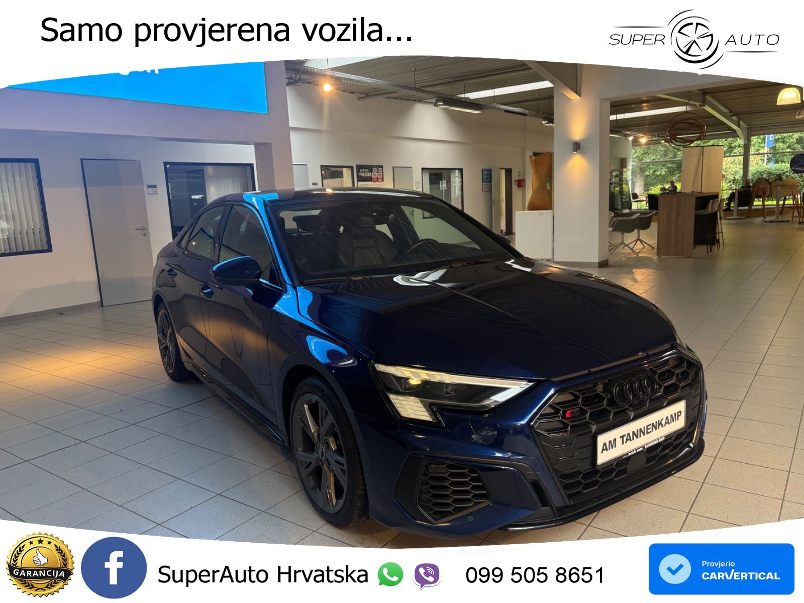 Audi S3 Limuzina 2.0 TFSI (310 KS) quattro S tronic LED+GR SJED+ACC