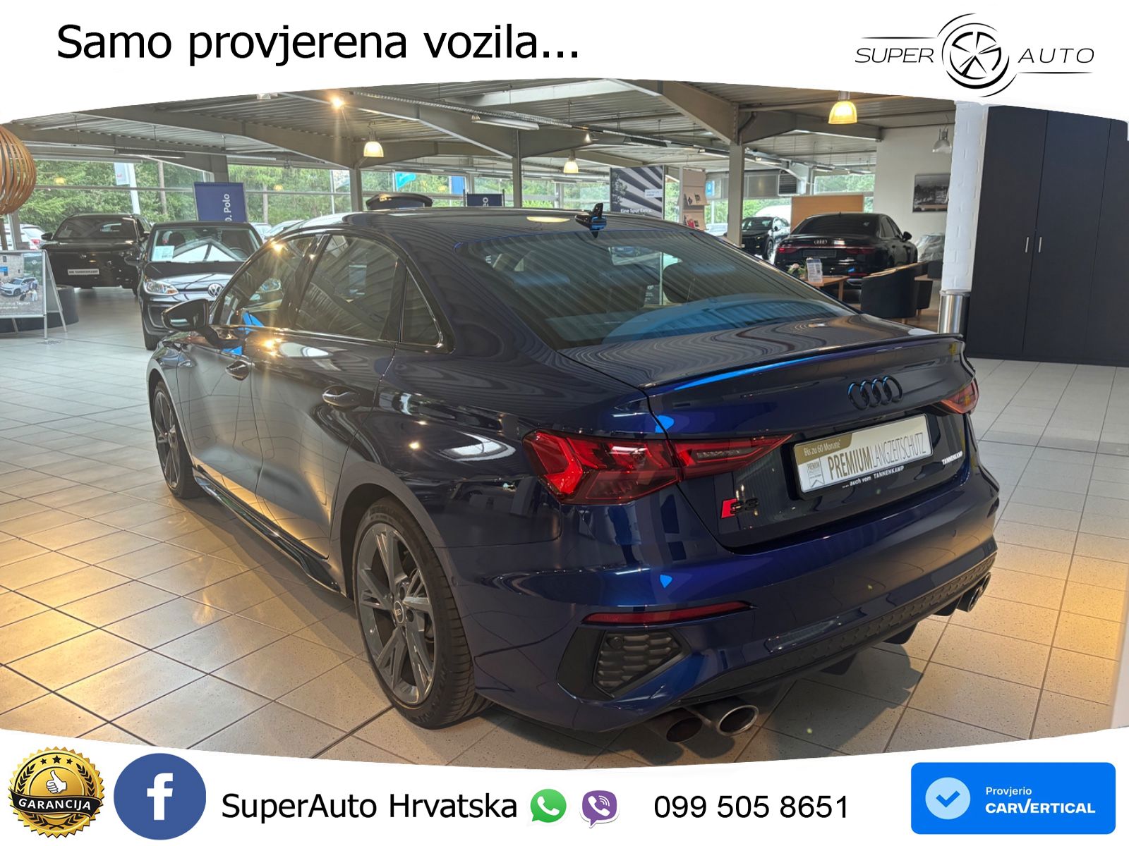 Audi S3 Limuzina 2.0 TFSI (310 KS) quattro S tronic LED+GR SJED+ACC