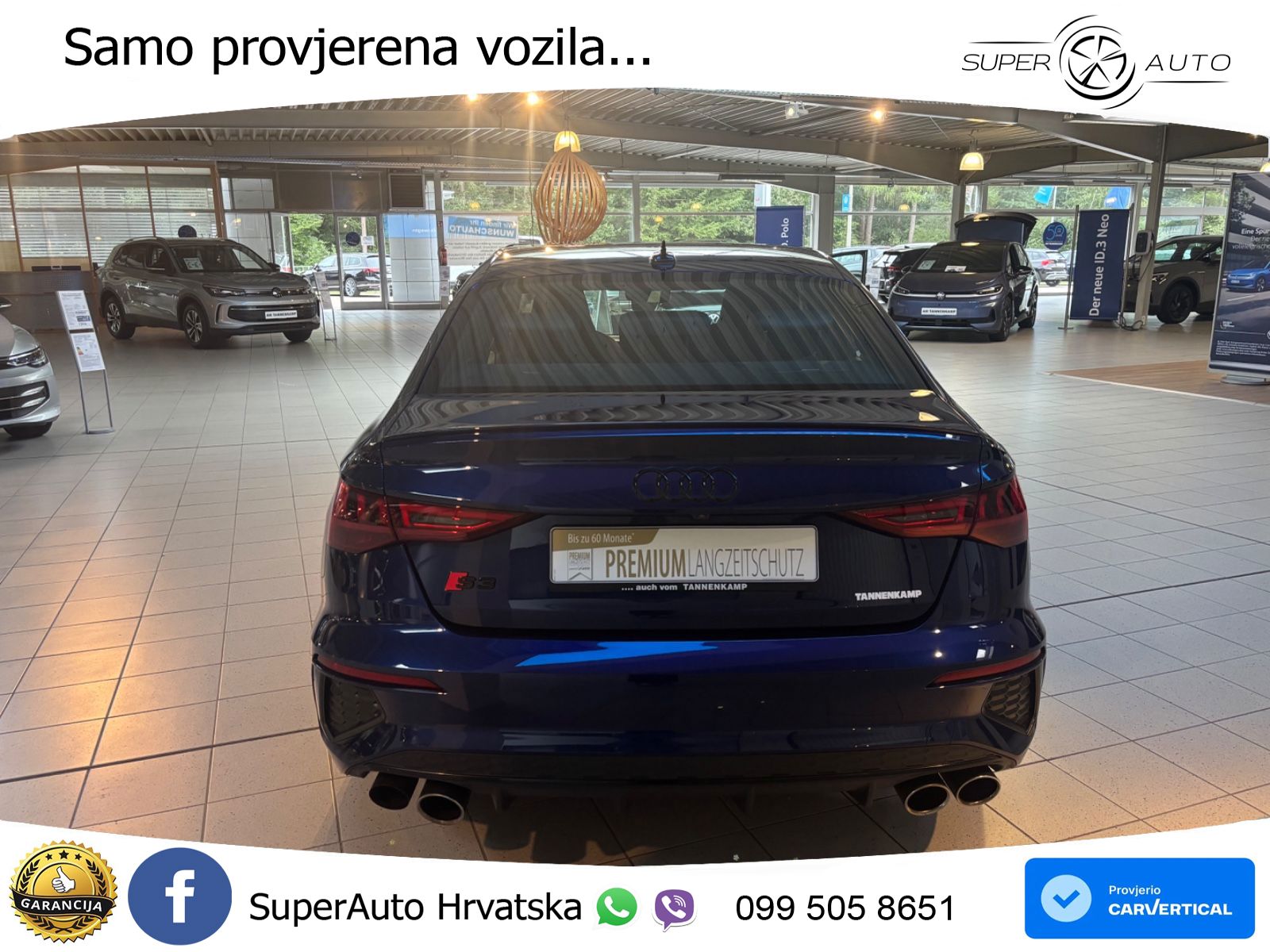 Audi S3 Limuzina 2.0 TFSI (310 KS) quattro S tronic LED+GR SJED+ACC