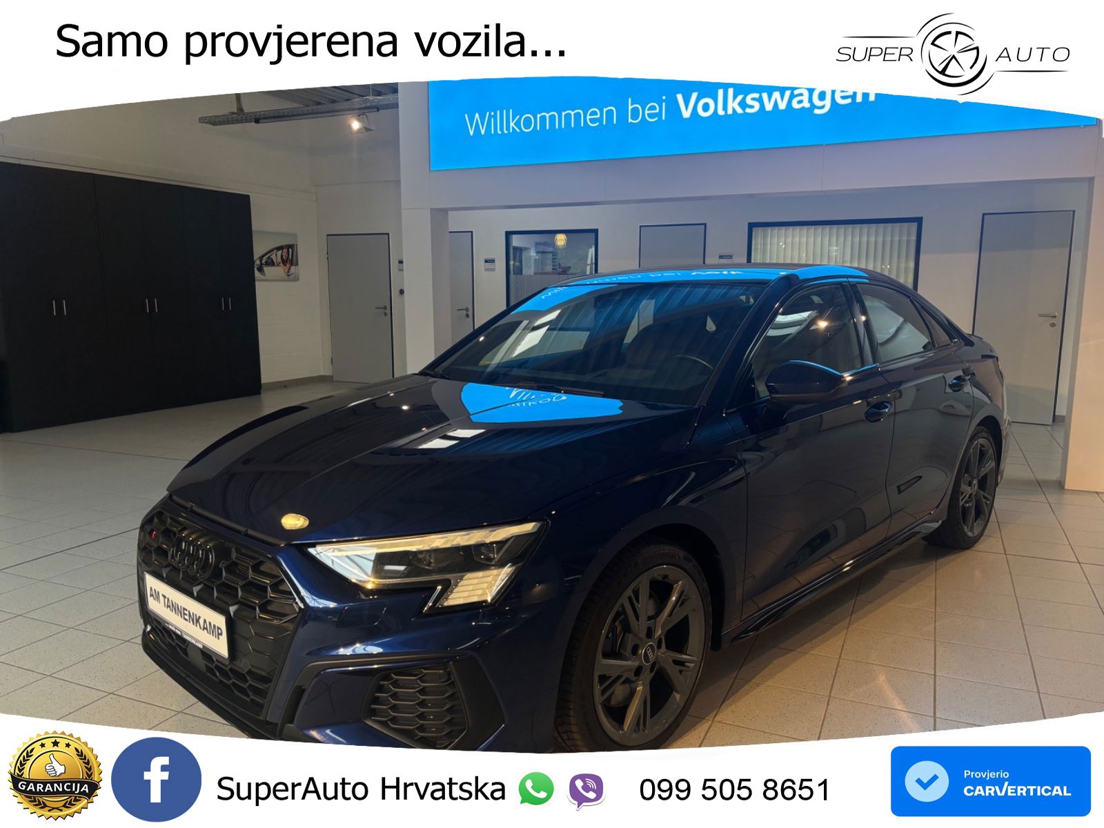 Audi S3 Limuzina 2.0 TFSI (310 KS) quattro S tronic LED+GR SJED+ACC