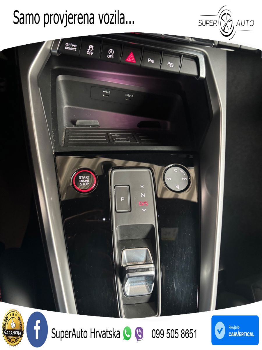 Audi S3 Limuzina 2.0 TFSI (310 KS) quattro S tronic LED+GR SJED+ACC