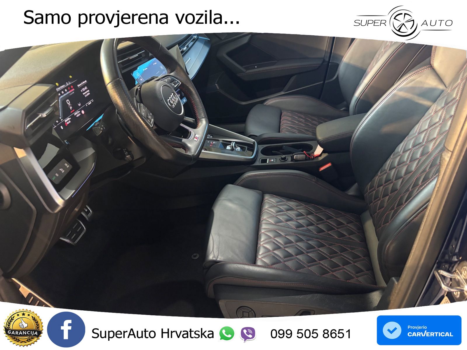 Audi S3 Limuzina 2.0 TFSI (310 KS) quattro S tronic LED+GR SJED+ACC