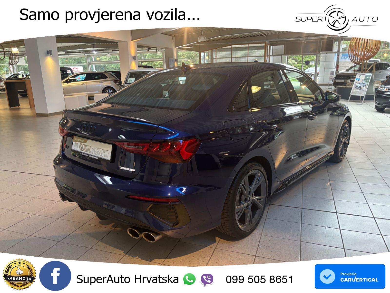 Audi S3 Limuzina 2.0 TFSI (310 KS) quattro S tronic LED+GR SJED+ACC