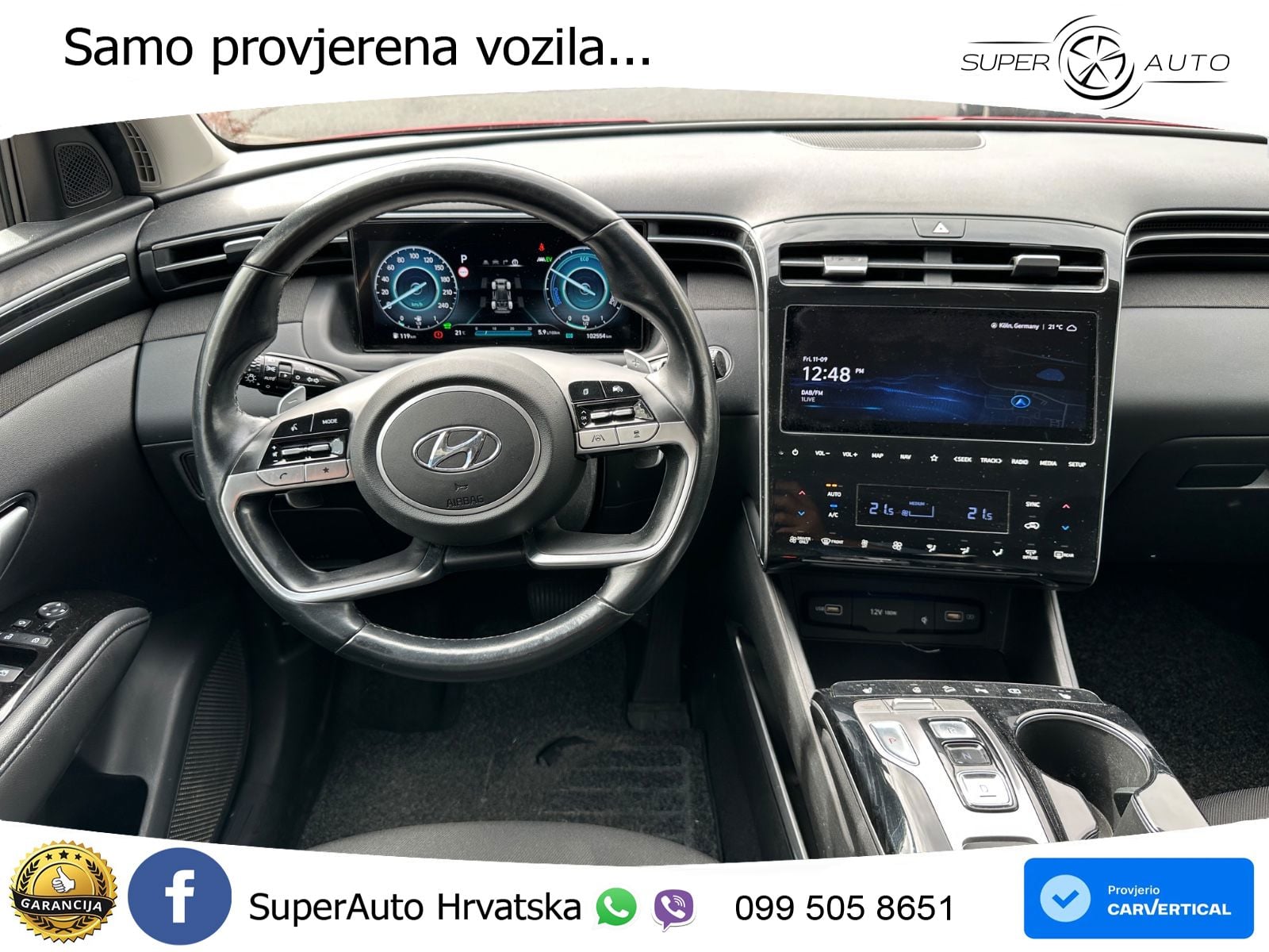 Hyundai Tucson 1.6 T-GDI (230 KS) Hybrid 4WD Automatic