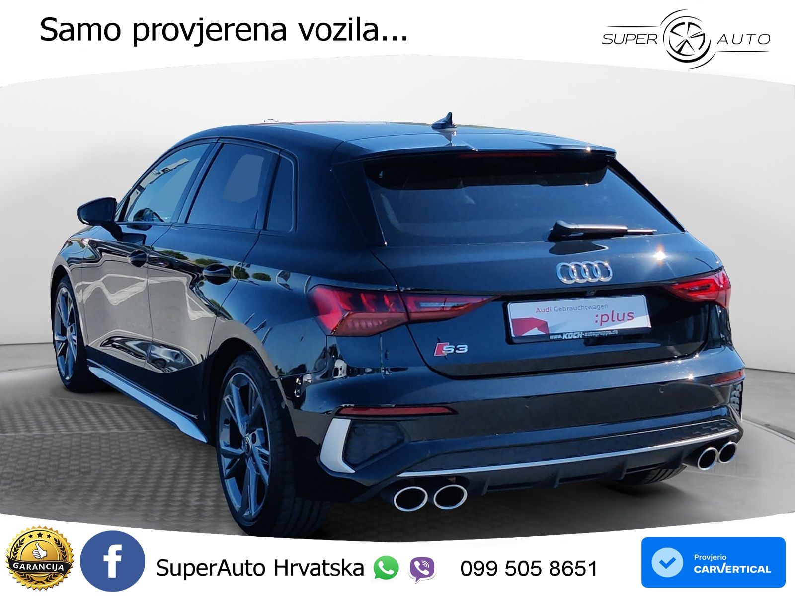 Audi S3 2.0 TFSI (310 KS) quattro S tronic LED+GR SJED+ACC