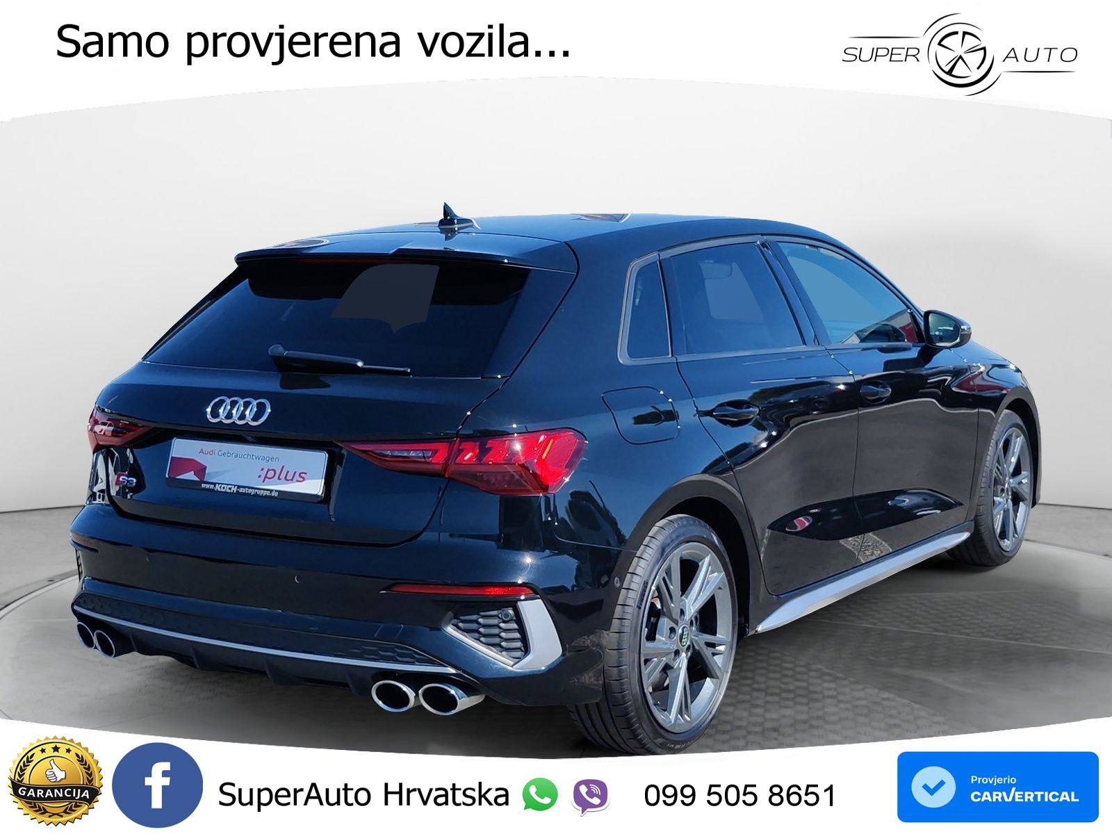 Audi S3 2.0 TFSI (310 KS) quattro S tronic LED+GR SJED+ACC