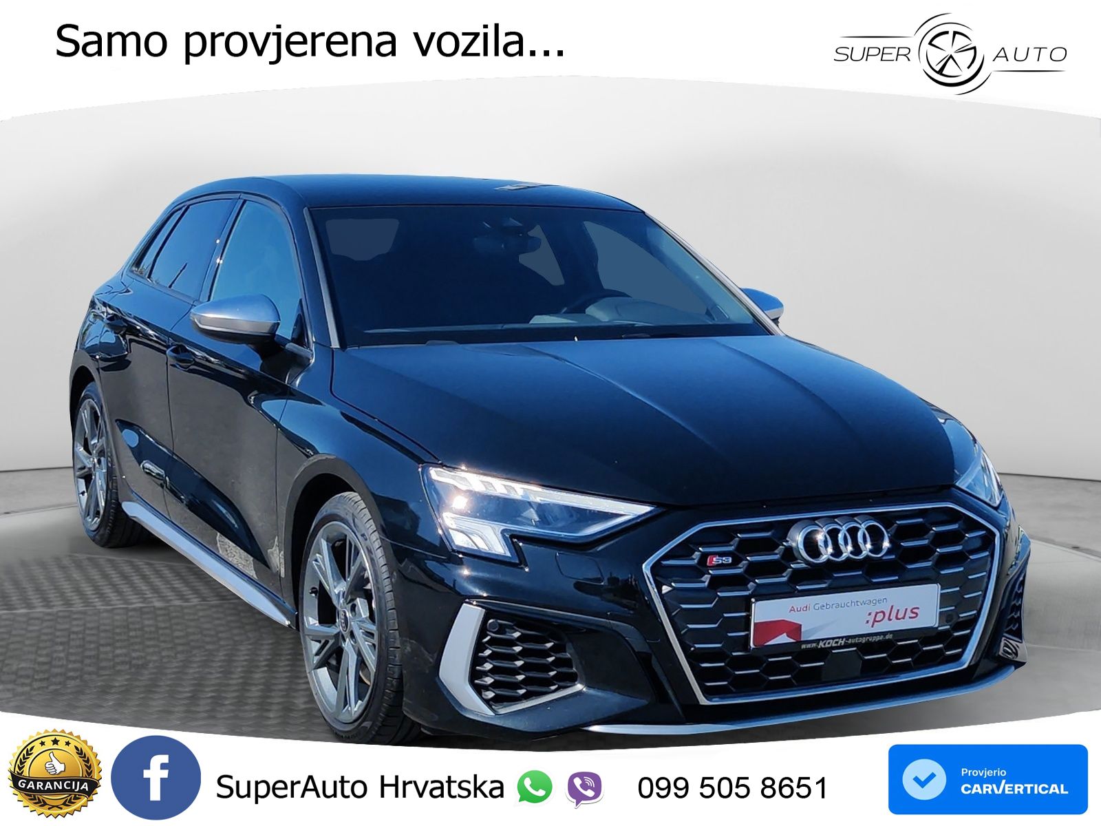 Audi S3 2.0 TFSI (310 KS) quattro S tronic LED+GR SJED+ACC