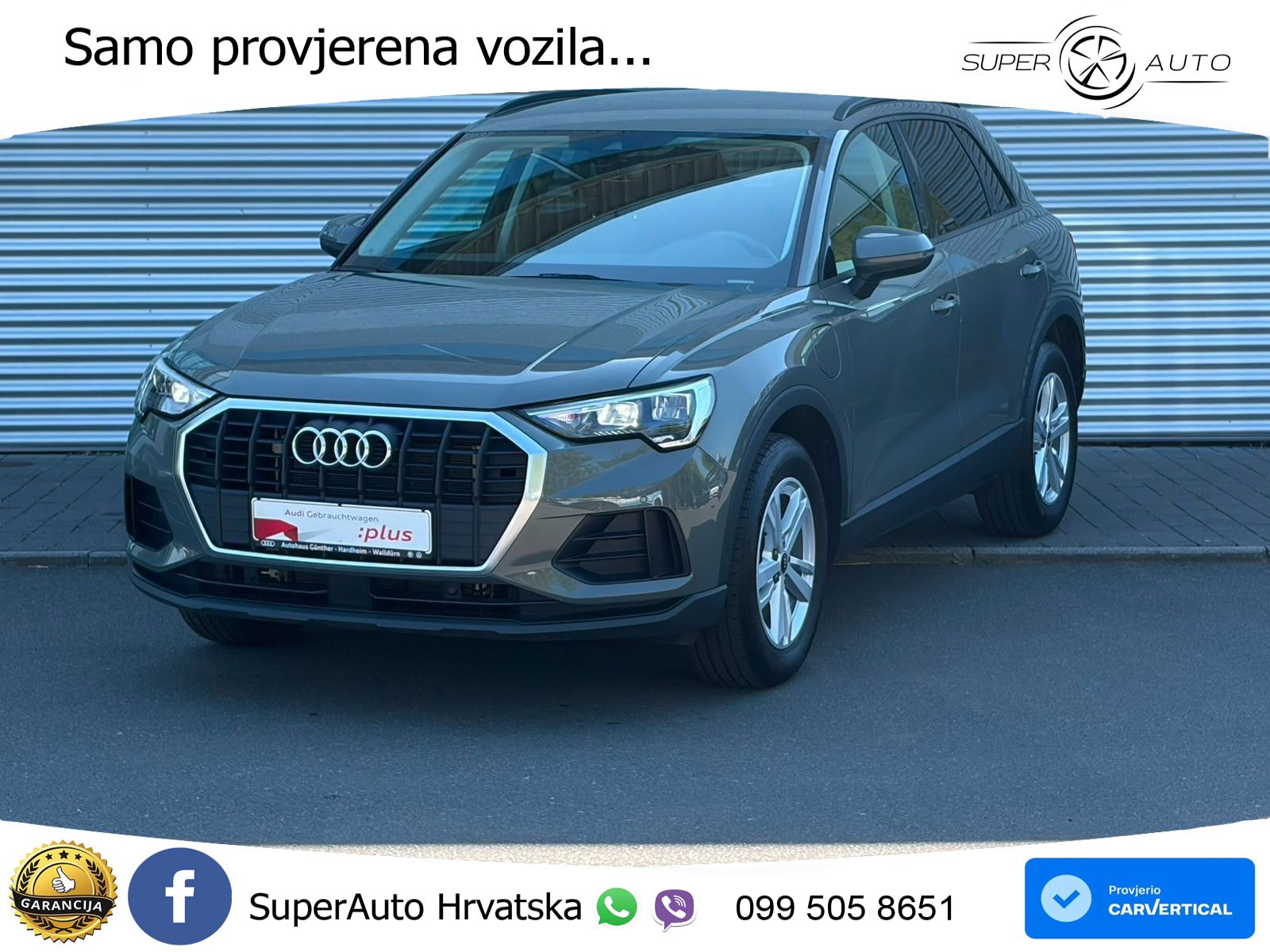 Audi Q3 45 TFSIe (245 KS) S tronic LED+GR SJED+ACC
