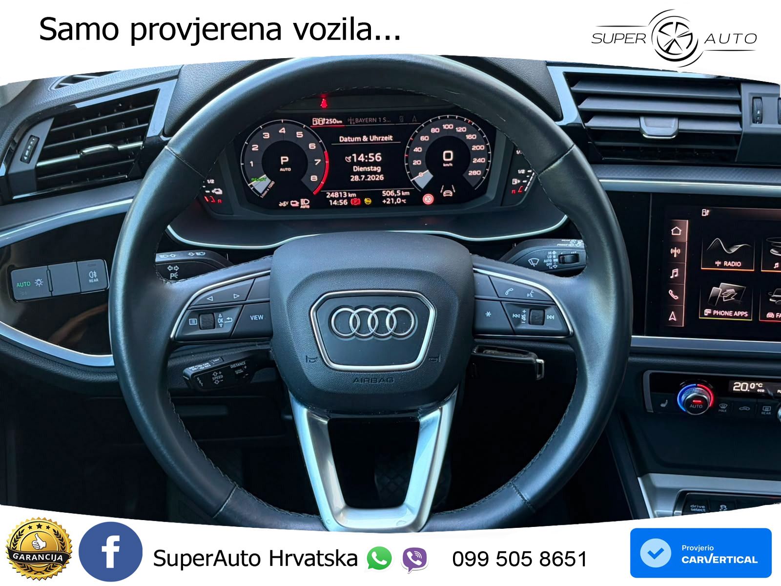 Audi Q3 45 TFSIe (245 KS) S tronic LED+GR SJED+ACC