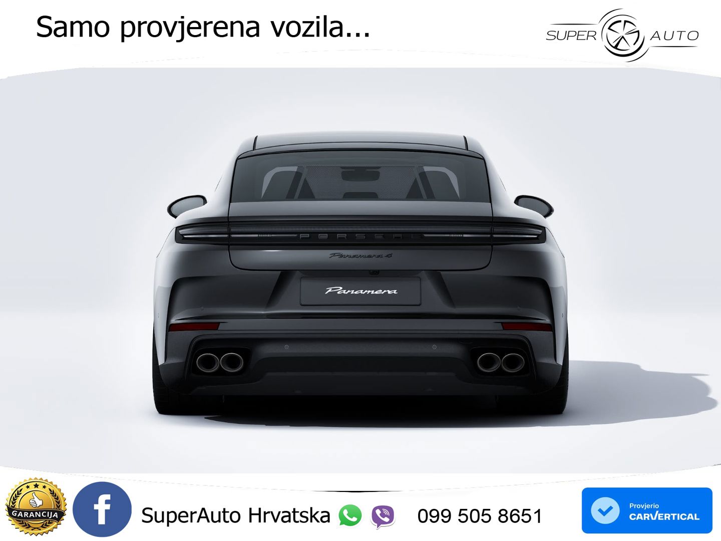 Porsche Panamera 4 2.9 V6 (470 KS) E-Hybrid PDK ZRAČNI+ACC+GR SJED+KAM+PANO