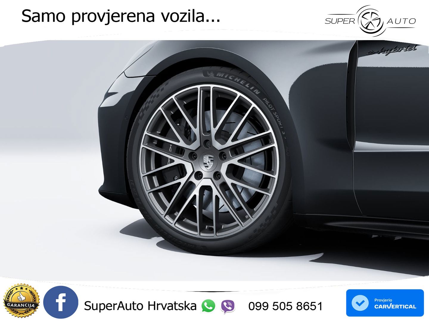 Porsche Panamera 4 2.9 V6 (470 KS) E-Hybrid PDK ZRAČNI+ACC+GR SJED+KAM+PANO