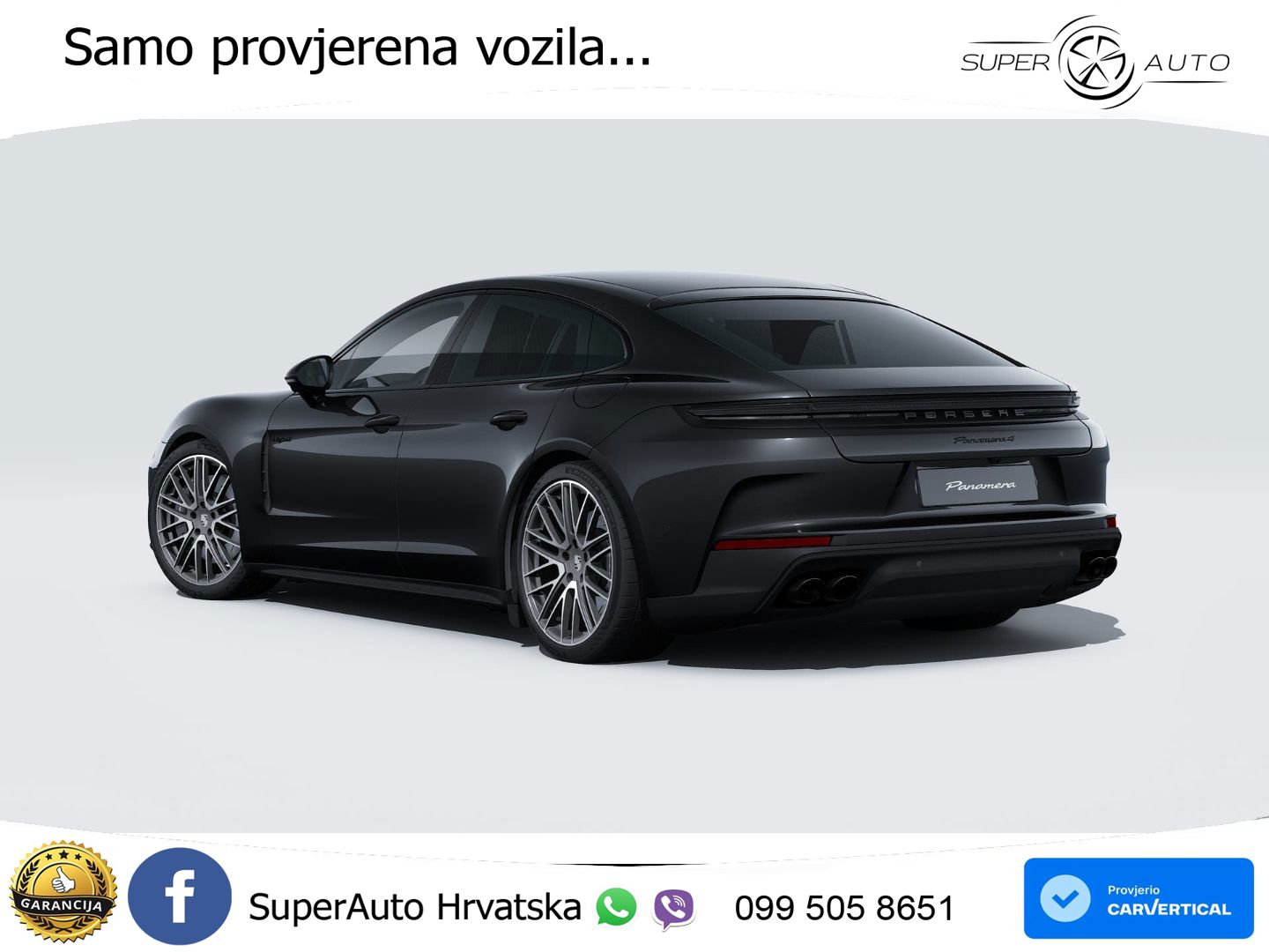 Porsche Panamera 4 2.9 V6 (470 KS) E-Hybrid PDK ZRAČNI+ACC+GR SJED+KAM+PANO