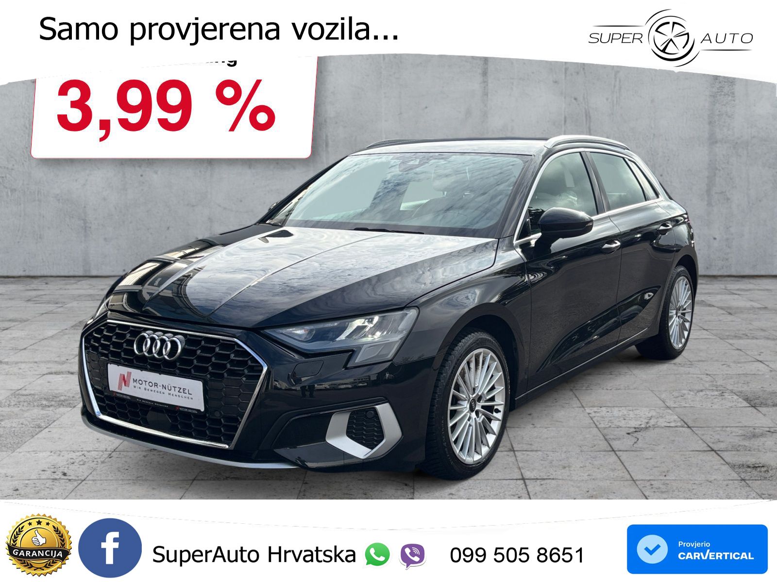 Audi A3 30 TDI (116 KS) S tronic LED+GR SJED+ACC