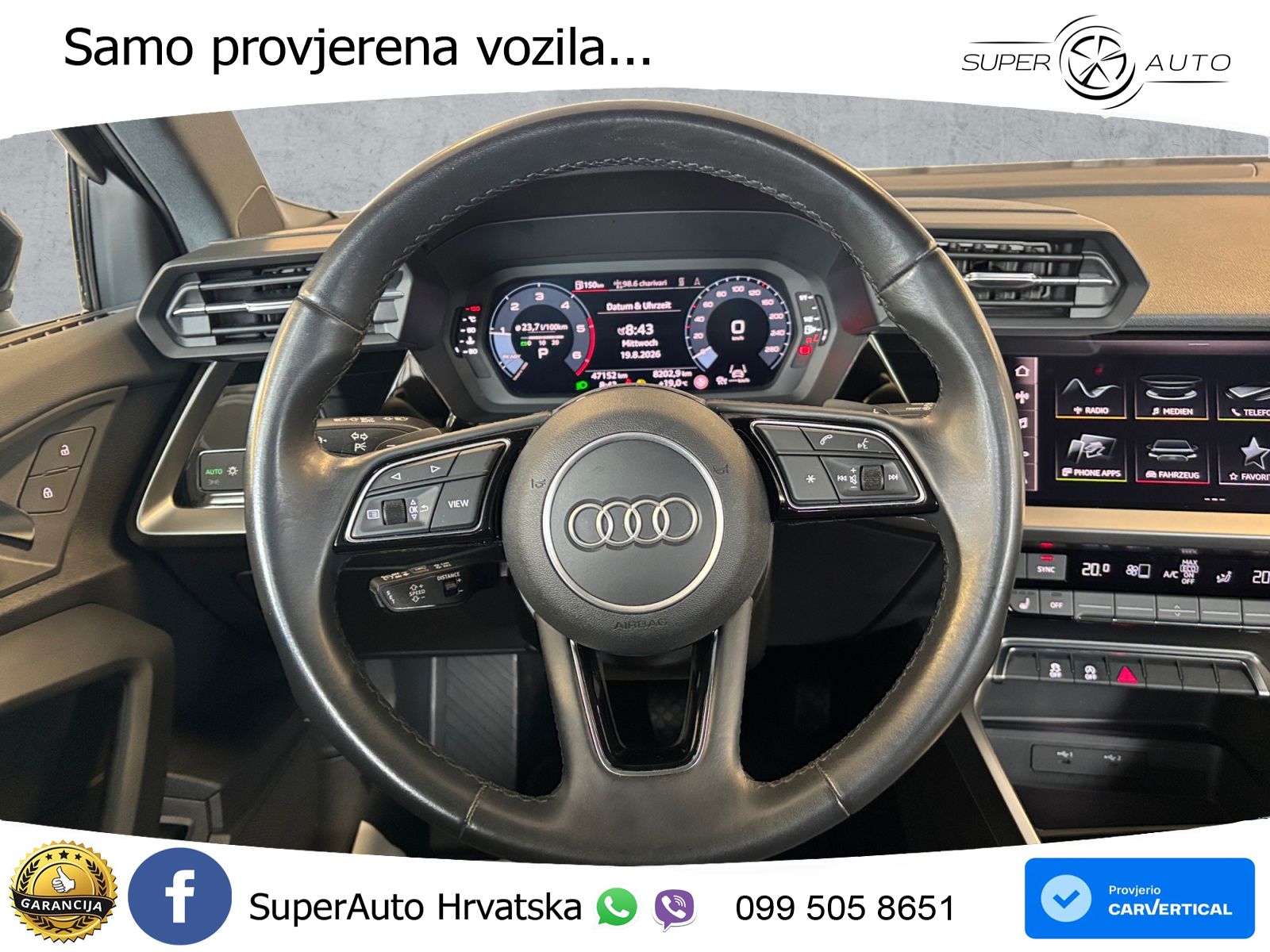 Audi A3 30 TDI (116 KS) S tronic LED+GR SJED+ACC