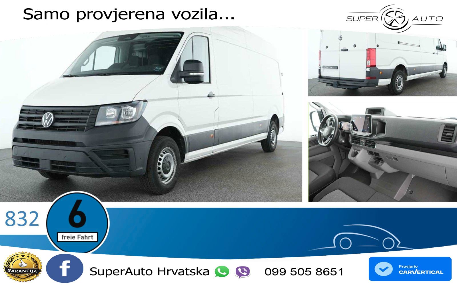 Volkswagen Crafter Kasten 35 LR Hochdach FWD RFK Klima 177 KS