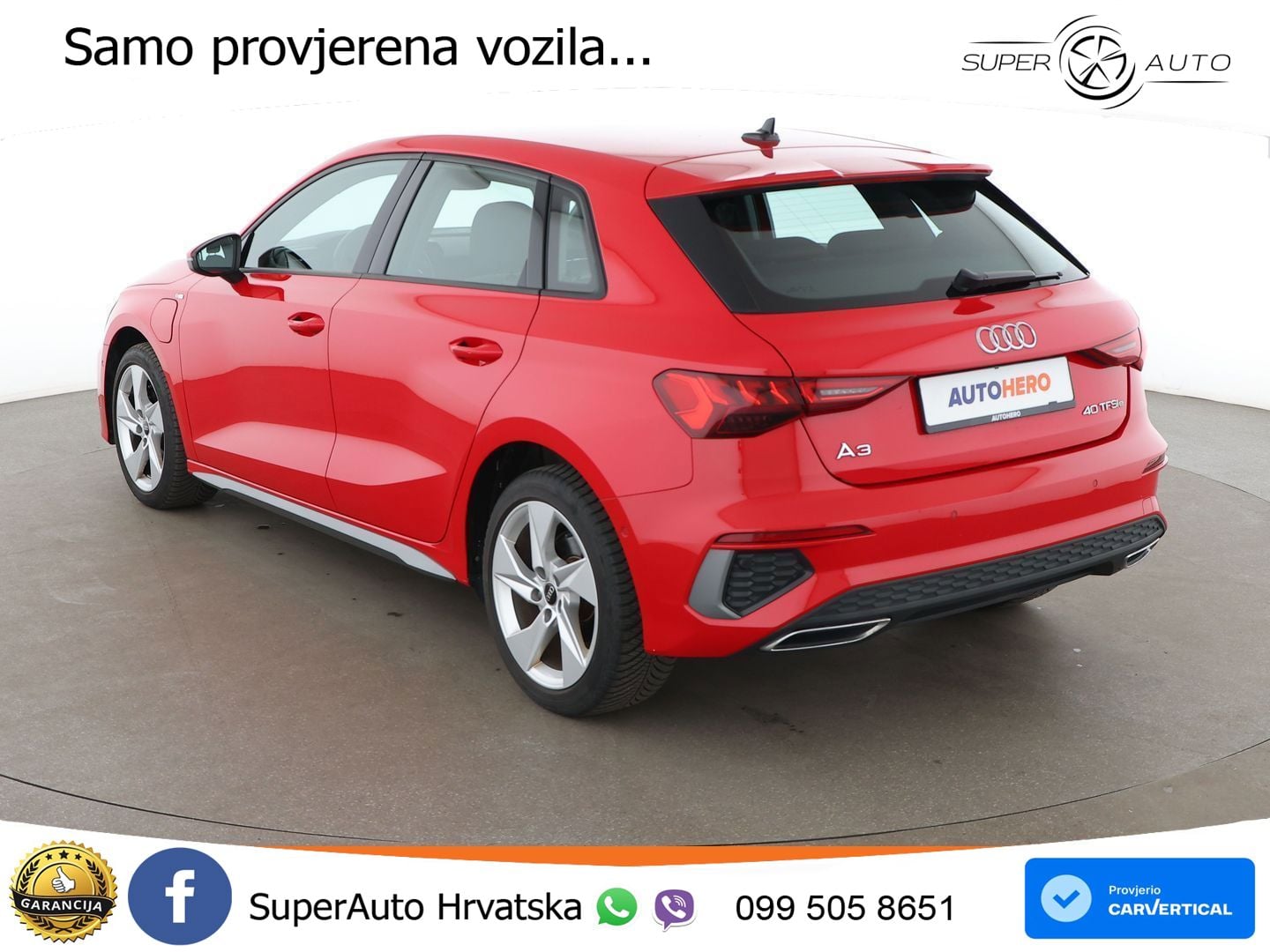 Audi A3 40 TFSIe (204 KS) S tronic S line LED+GR SJED+ACC