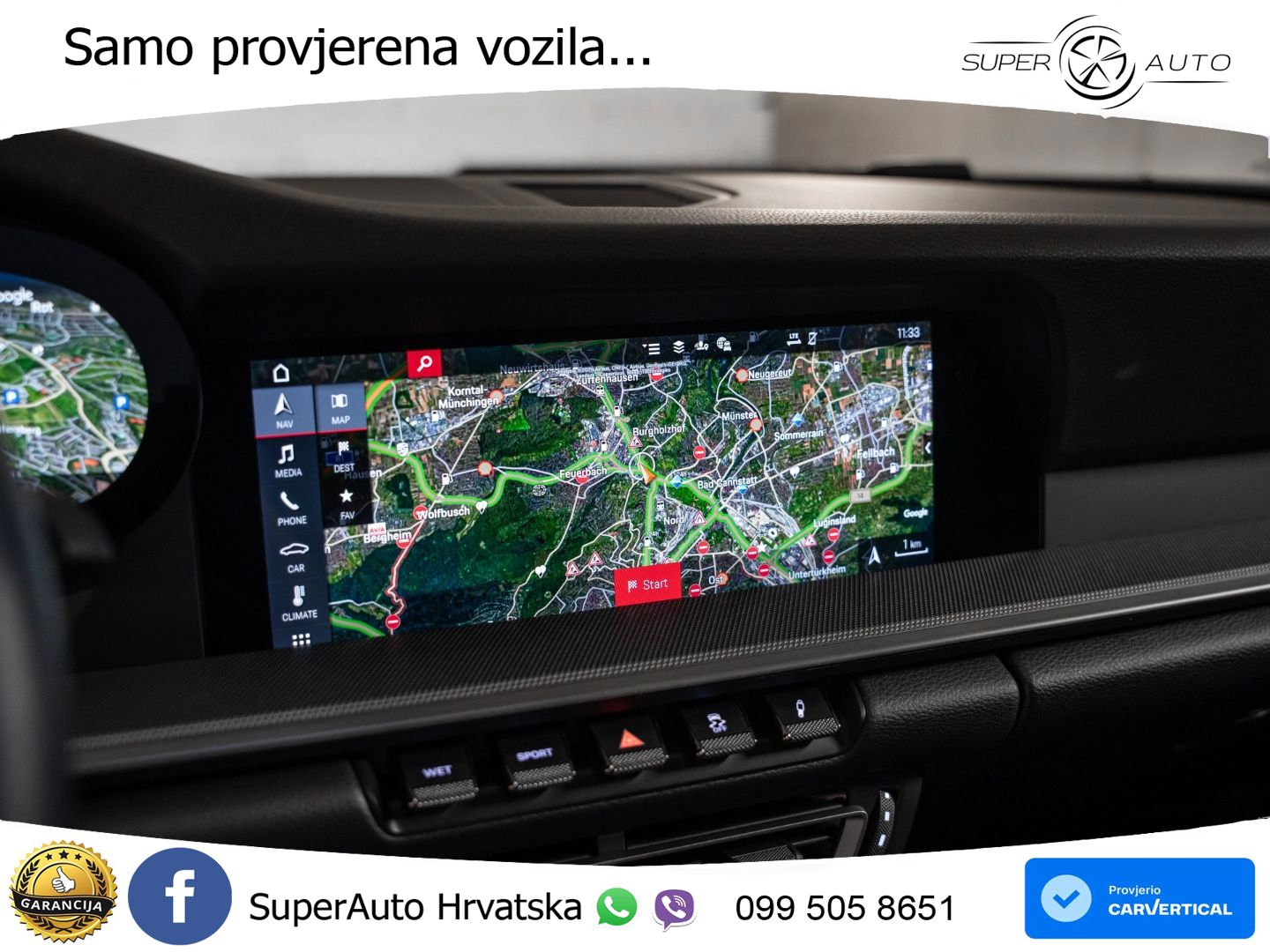 Porsche 911 Carrera S 3.0 (450 KS) PDK LED+GR SJED+ACC