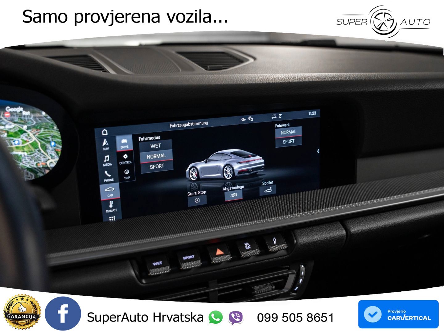 Porsche 911 Carrera S 3.0 (450 KS) PDK LED+GR SJED+ACC