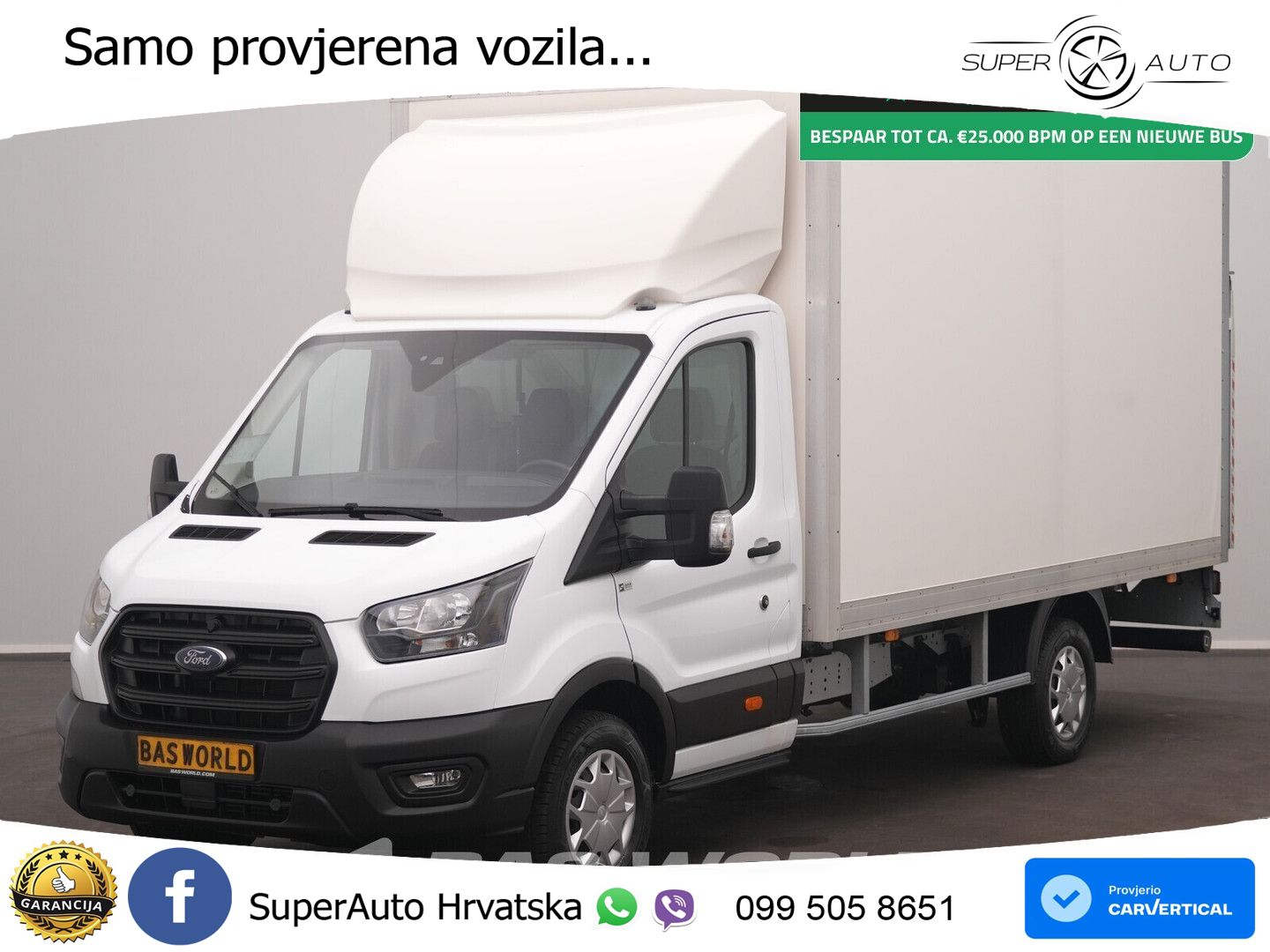 Ford Transit 130pk Laadklep Bakwagen Airco Cruise Eur 131 KS