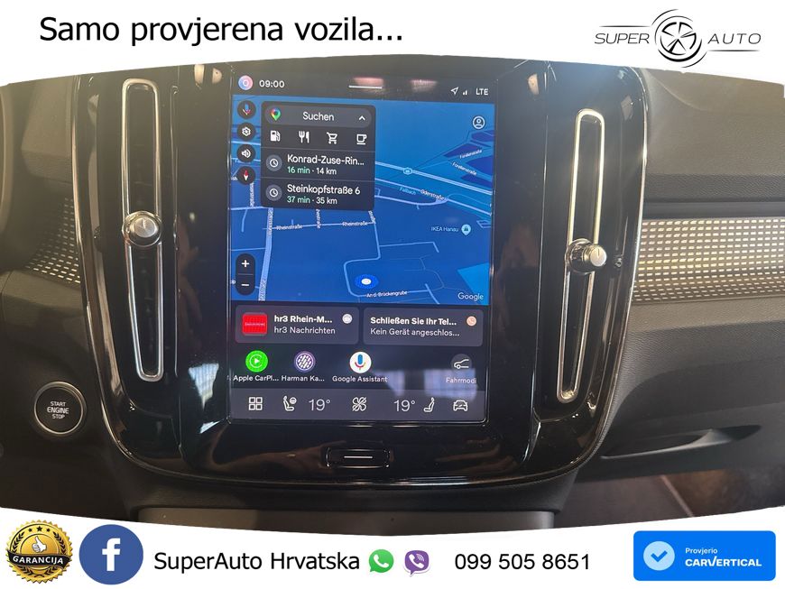 Volvo XC40 2.0 B4 AWD 197 KS Automatic ACC+GR SJED+360+PANO
