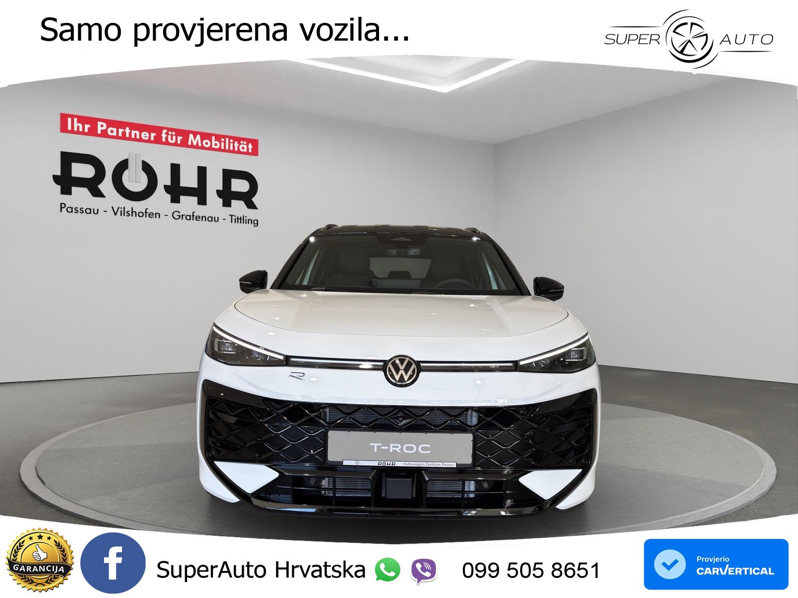 Volkswagen T-Roc 1.5 eTSI (150 KS)  DSG R-Line LED+GR SJED+ACC