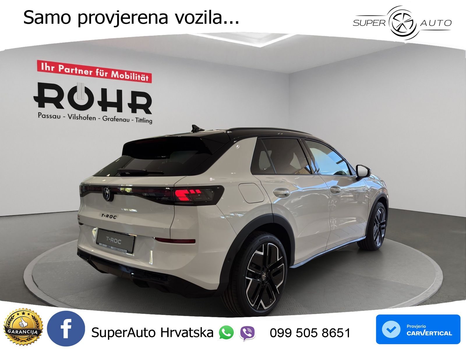 Volkswagen T-Roc 1.5 eTSI (150 KS)  DSG R-Line LED+GR SJED+ACC