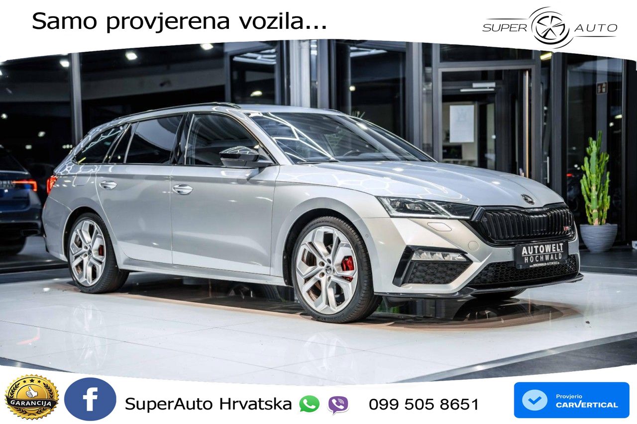Škoda Octavia Combi RS 2.0 TDI (200 KS) DSG LED+GR SJED+ACC