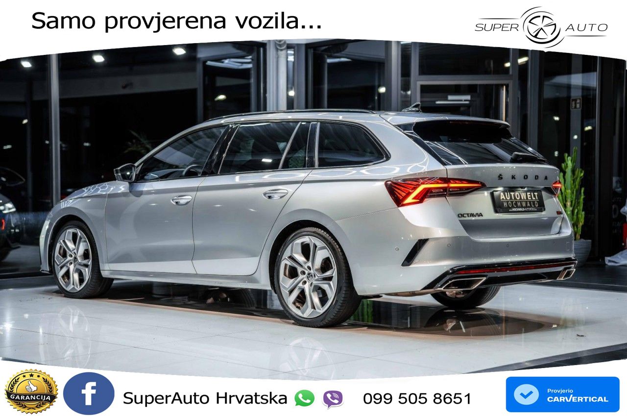 Škoda Octavia Combi RS 2.0 TDI (200 KS) DSG LED+GR SJED+ACC