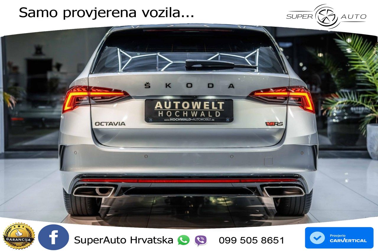 Škoda Octavia Combi RS 2.0 TDI (200 KS) DSG LED+GR SJED+ACC