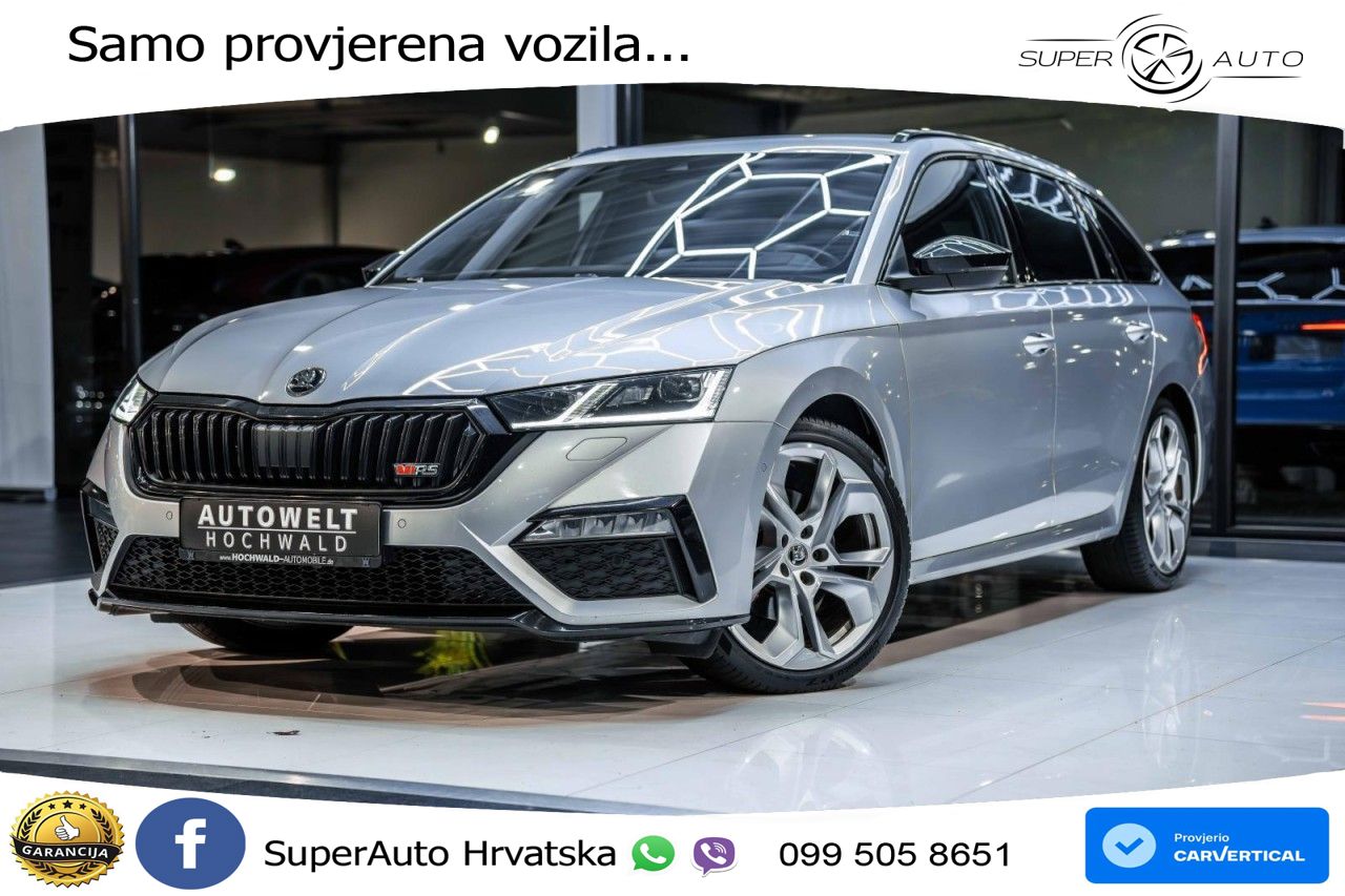 Škoda Octavia Combi RS 2.0 TDI (200 KS) DSG LED+GR SJED+ACC