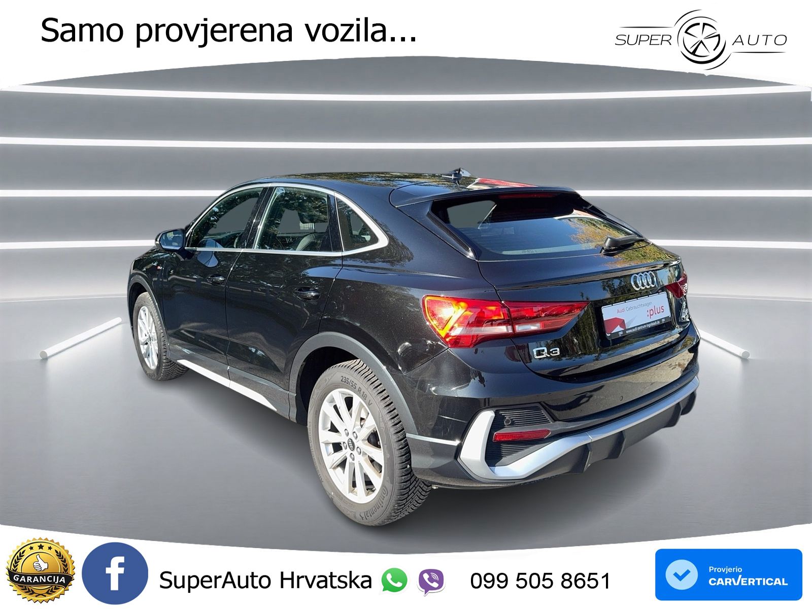 Audi Q3 II Sportback 40 TFSI (190 KS) quattro S tronic S line LED+GR SJED+ACC