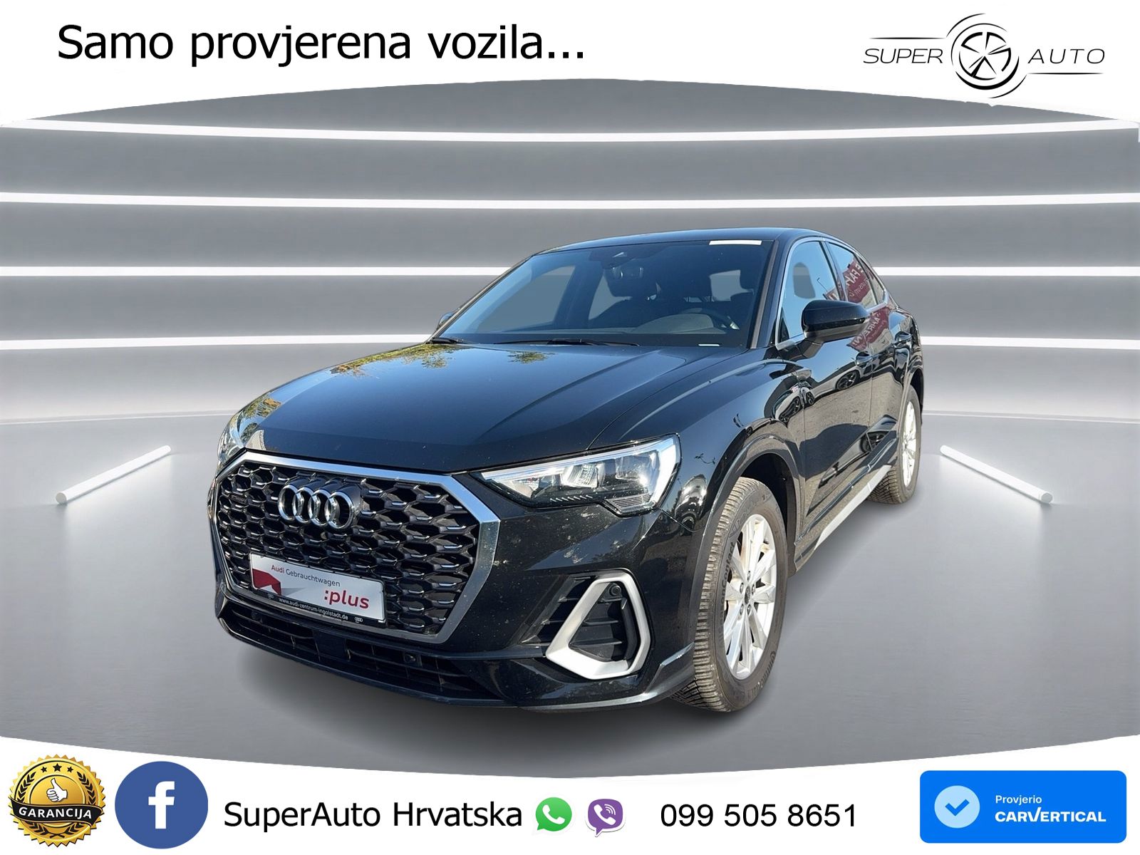 Audi Q3 II Sportback 40 TFSI (190 KS) quattro S tronic S line LED+GR SJED+ACC