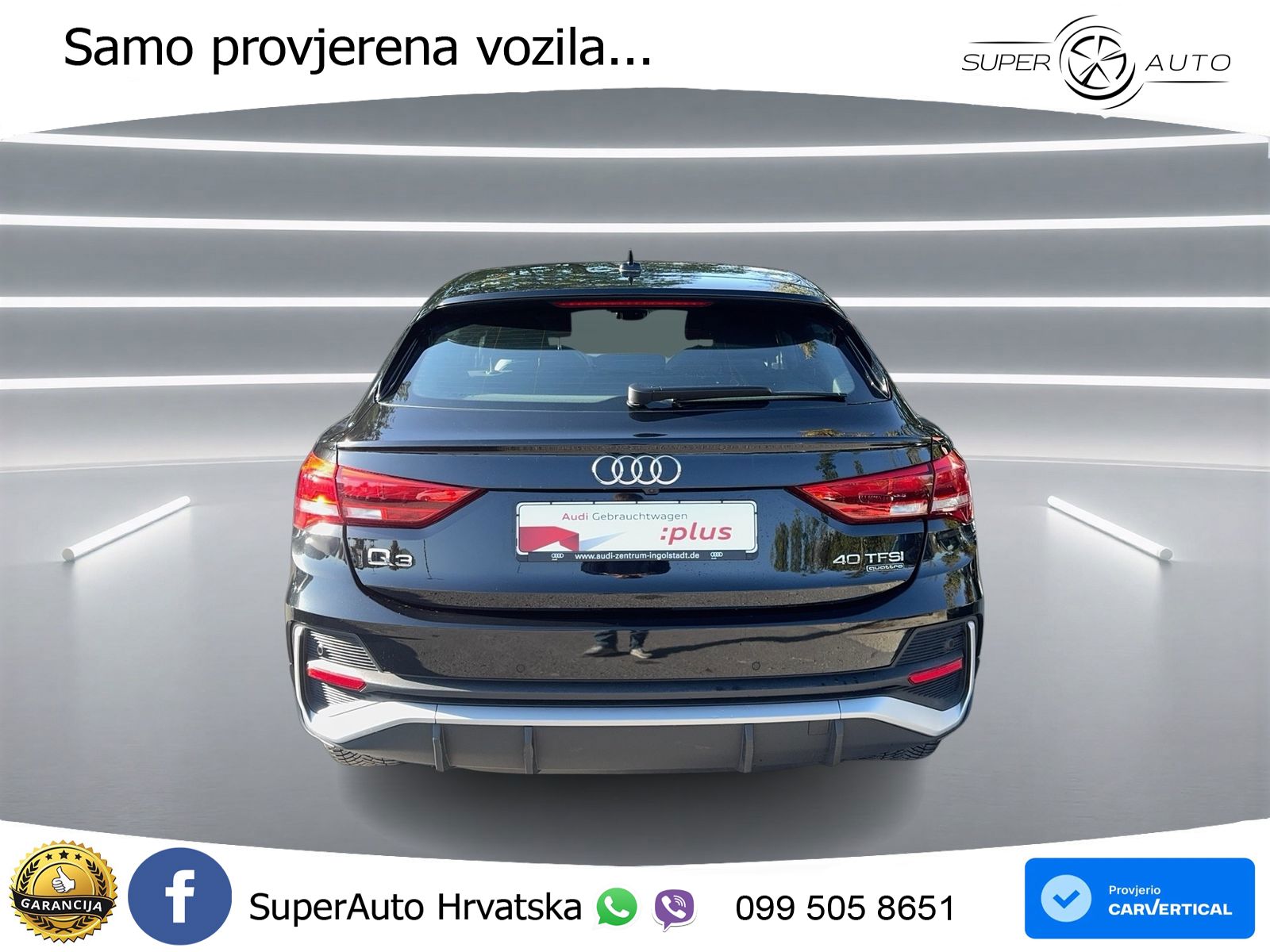 Audi Q3 II Sportback 40 TFSI (190 KS) quattro S tronic S line LED+GR SJED+ACC