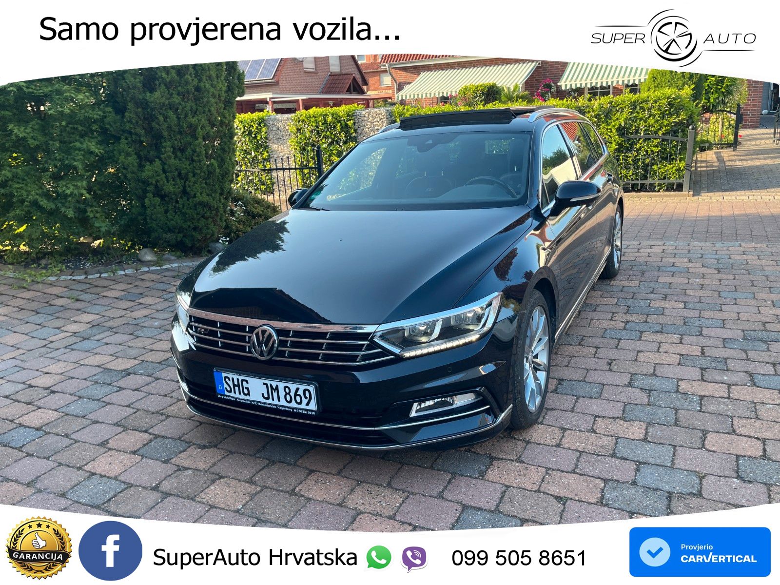 Volkswagen Passat Variant 2.0 TDI (190 KS) DSG R-Line LED+GR SJED+ACC