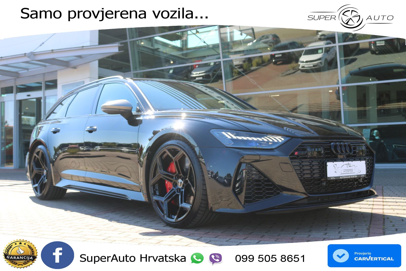 Audi RS6 Avant 4.0 TFSI V8 performance (630 KS)  quattro tiptronic LED+GR SJED+ACC