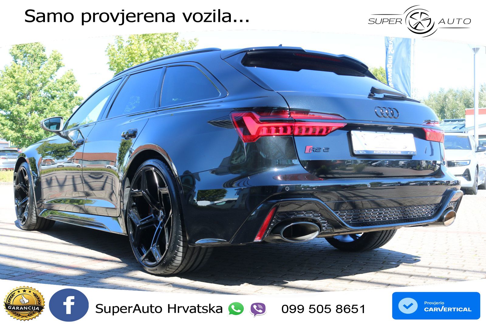Audi RS6 Avant 4.0 TFSI V8 performance (630 KS)  quattro tiptronic LED+GR SJED+ACC