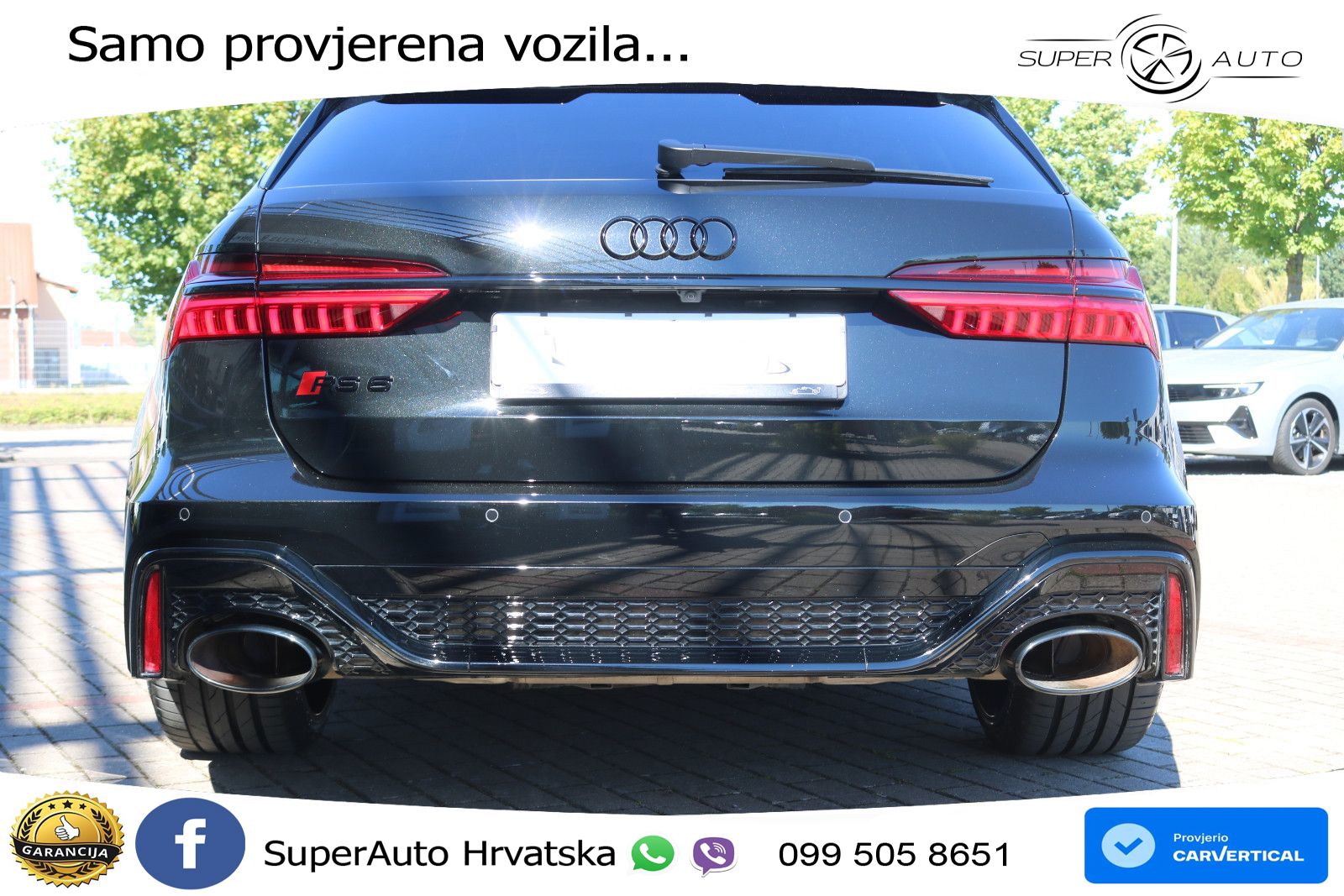 Audi RS6 Avant 4.0 TFSI V8 performance (630 KS)  quattro tiptronic LED+GR SJED+ACC