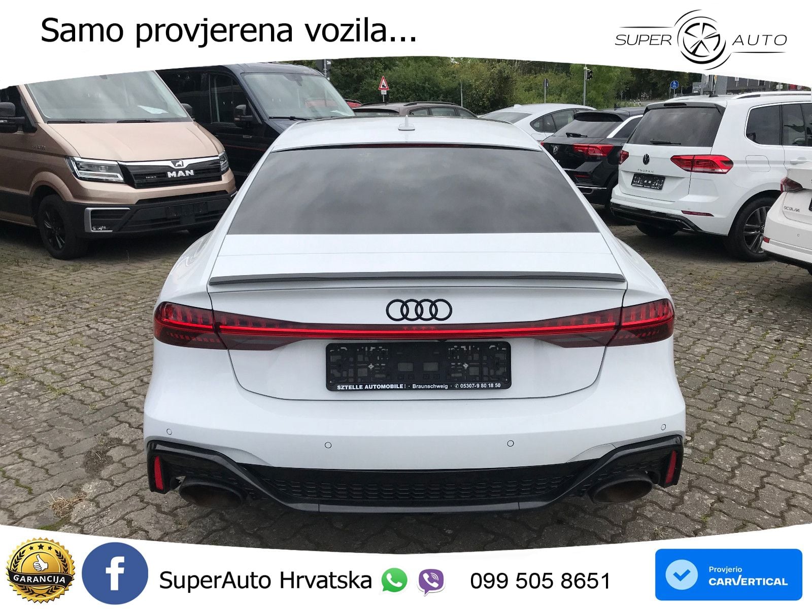 Audi RS7 4.0 TFSI V8 (600 KS) quattro tiptronic LED+GR SJED+ACC