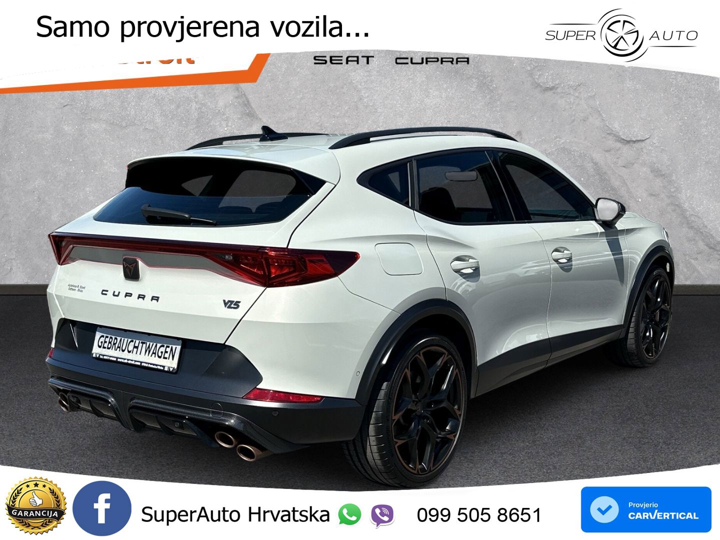 Cupra Formentor VZ5 2.5 TSI (390 KS) 4Drive DSG MATRIX+GR SJED+KAM