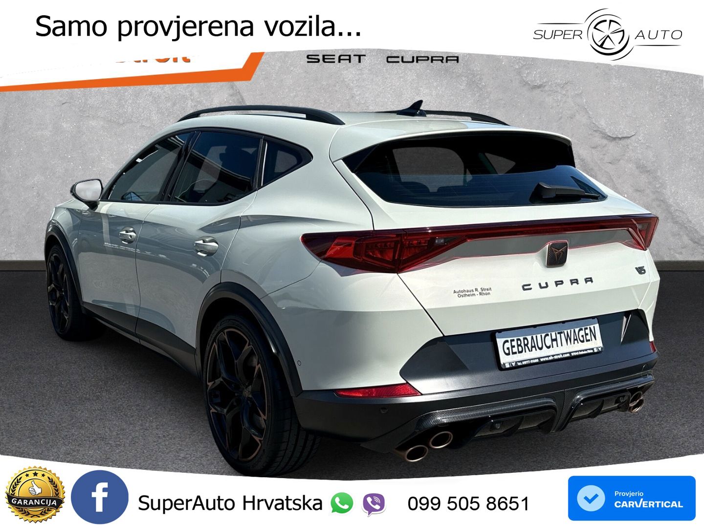 Cupra Formentor VZ5 2.5 TSI (390 KS) 4Drive DSG MATRIX+GR SJED+KAM