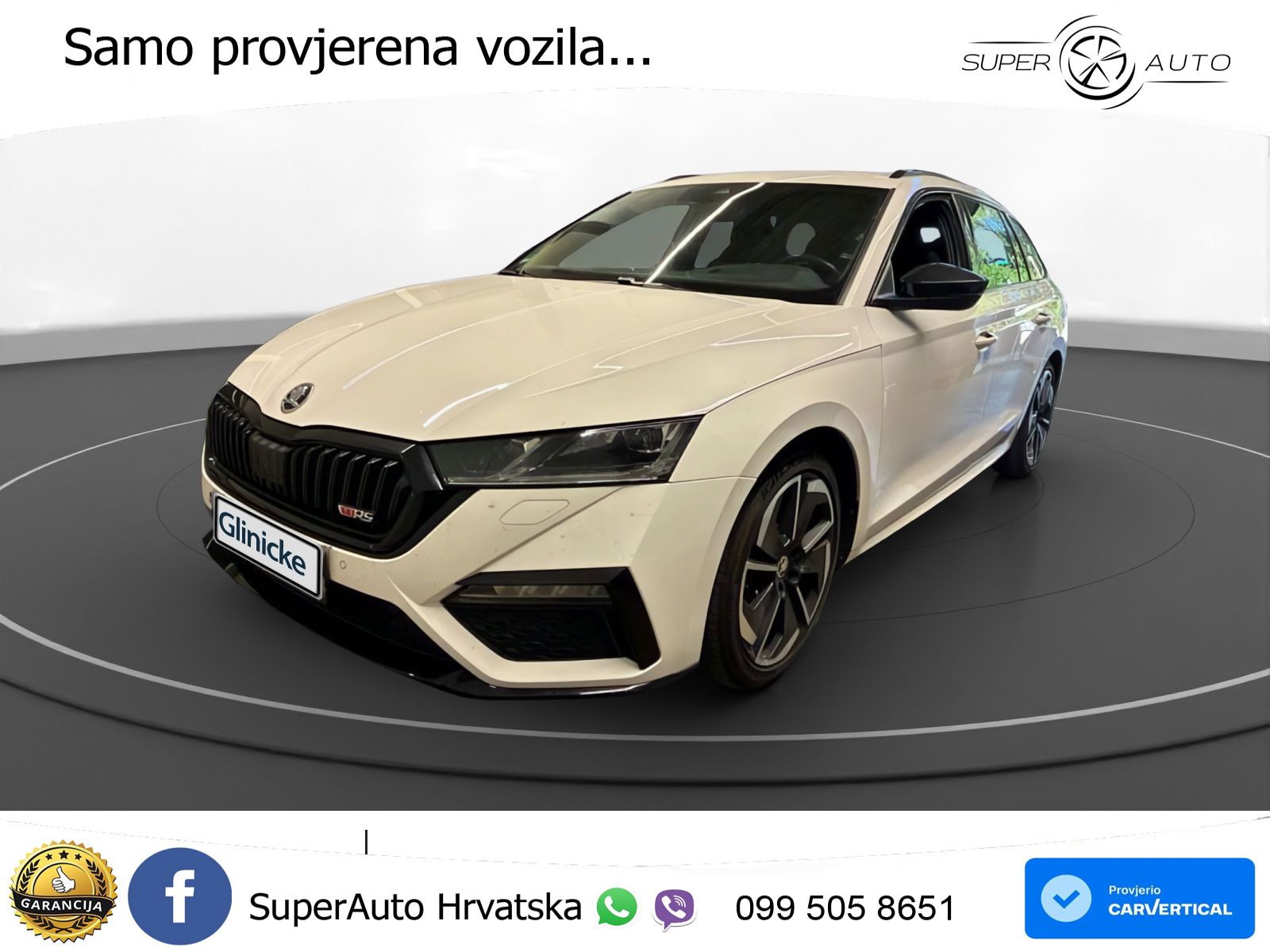 Škoda Octavia Combi RS 2.0 TDI (200 KS) DSG LED+GR SJED+ACC