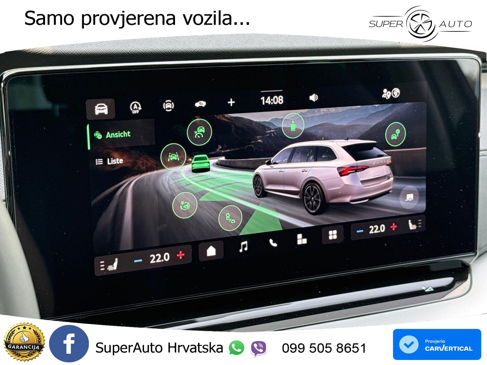 Škoda Octavia Combi 2.0 TDI (150 KS) DSG Selection LED+GR SJED+ACC