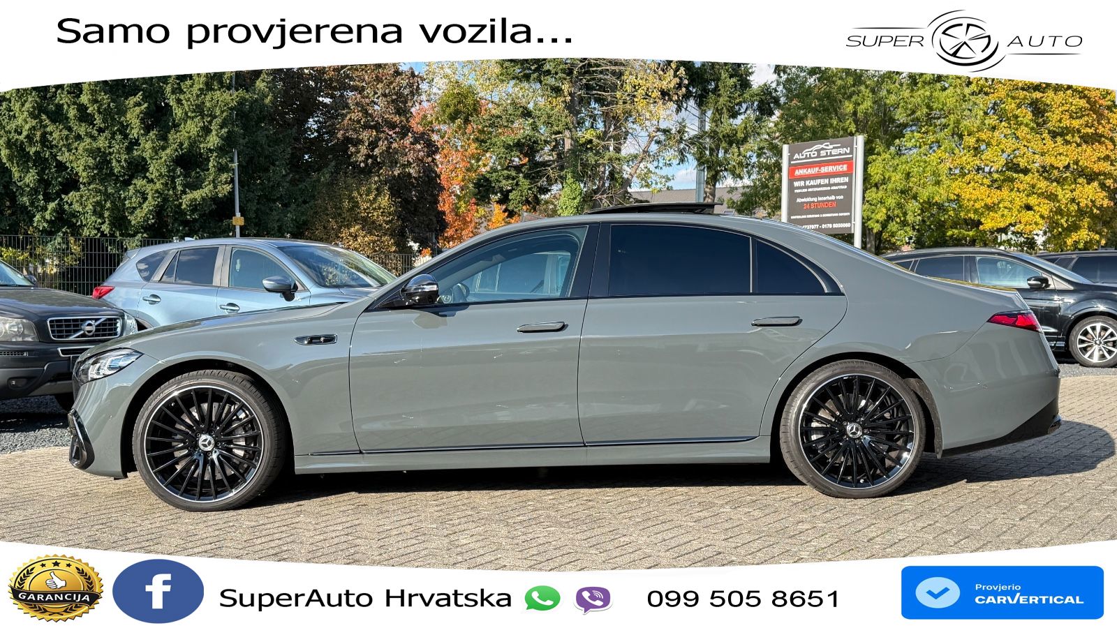 Mercedes S 450d (367 KS) EQ Boost 4MATIC 9G-TRONIC AMG ZRAČNI+ACC+GR SJED+KAM+PANO