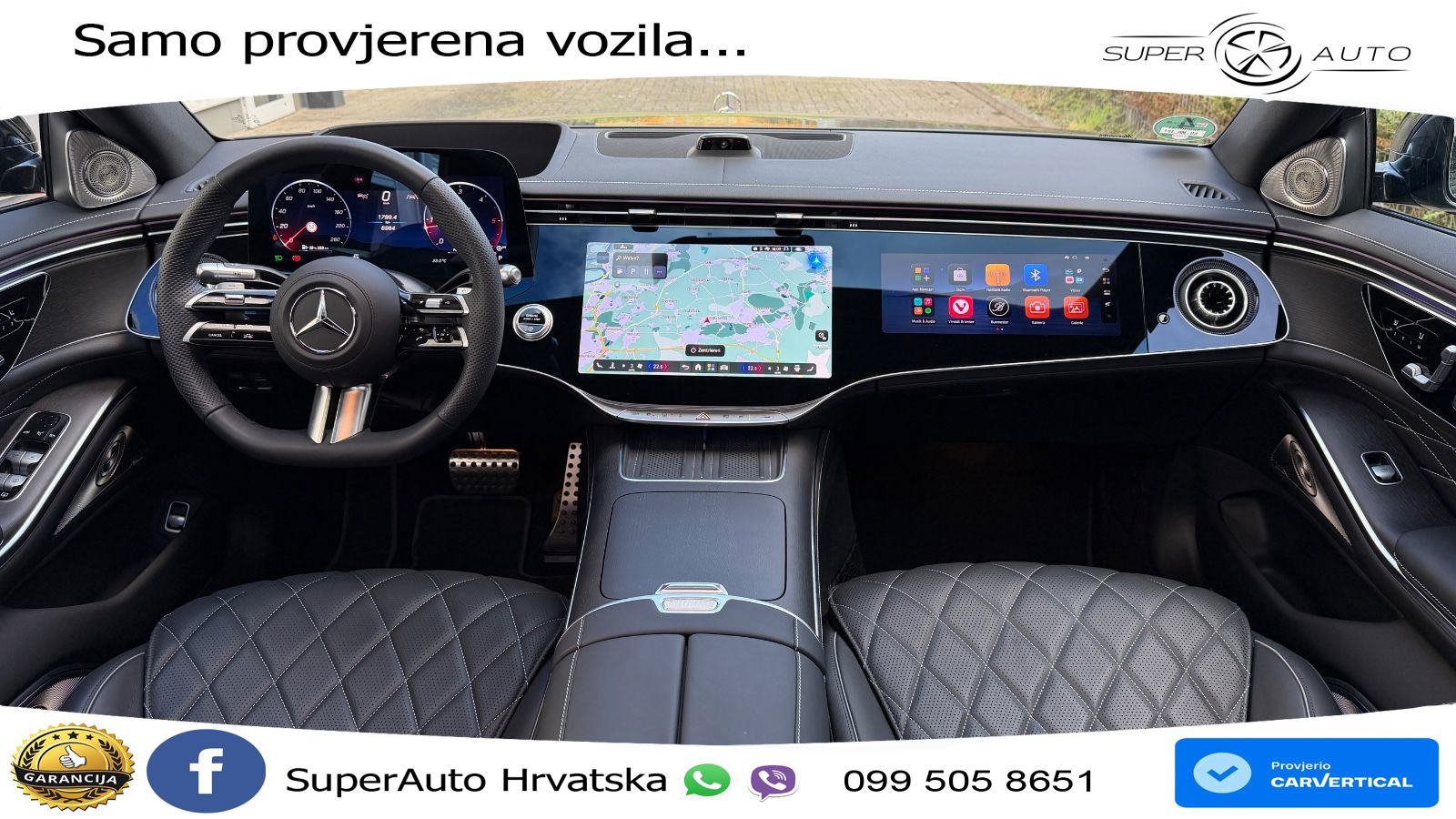 Mercedes S 450d (367 KS) EQ Boost 4MATIC 9G-TRONIC AMG ZRAČNI+ACC+GR SJED+KAM+PANO