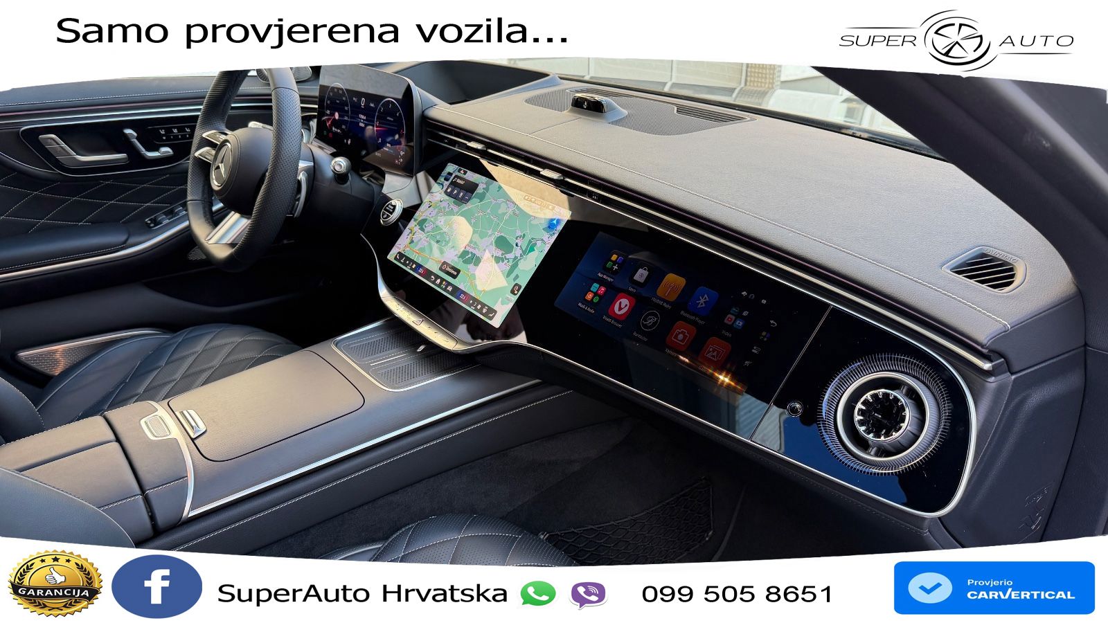 Mercedes S 450d (367 KS) EQ Boost 4MATIC 9G-TRONIC AMG ZRAČNI+ACC+GR SJED+KAM+PANO