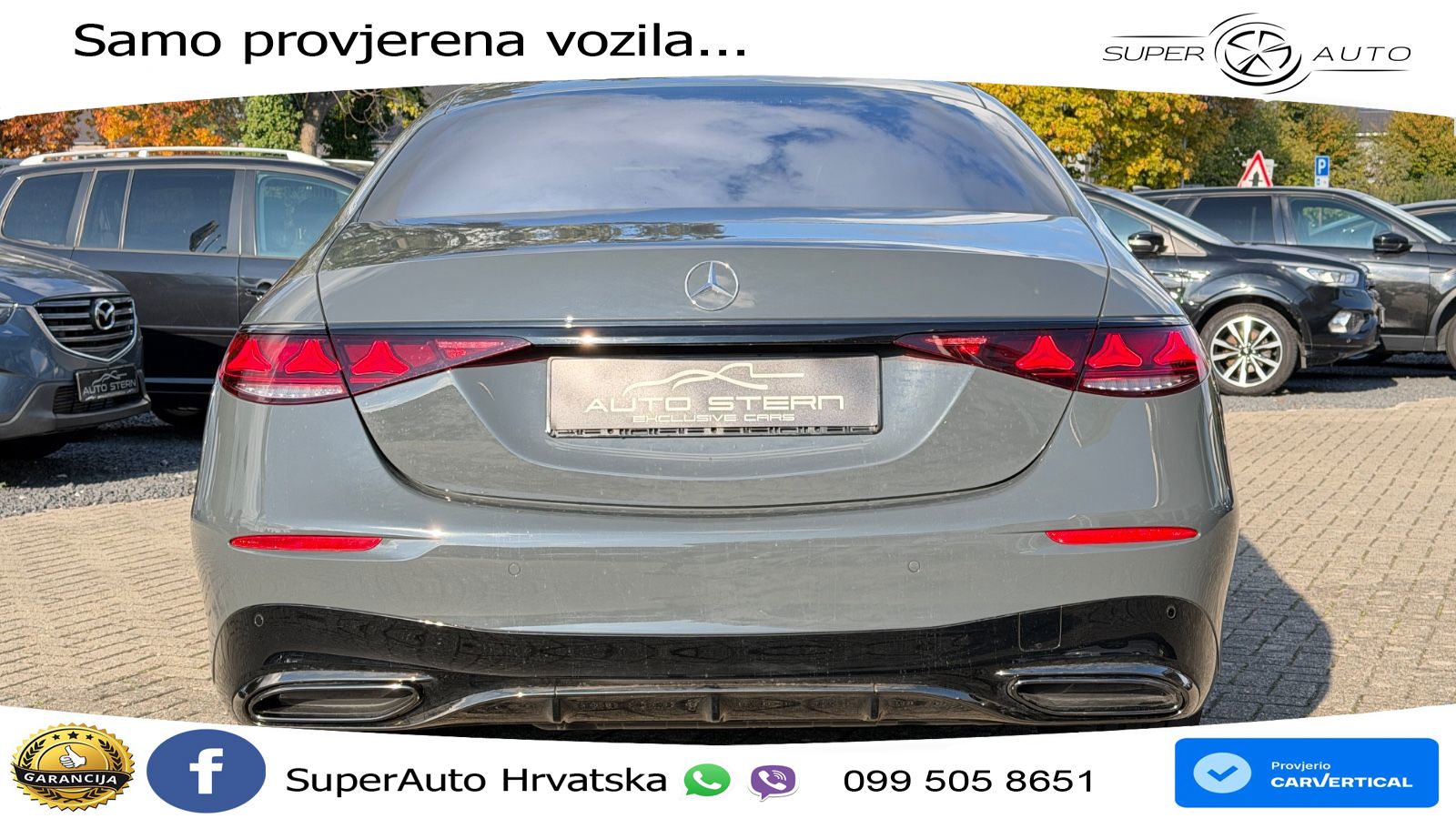 Mercedes S 450d (367 KS) EQ Boost 4MATIC 9G-TRONIC AMG ZRAČNI+ACC+GR SJED+KAM+PANO